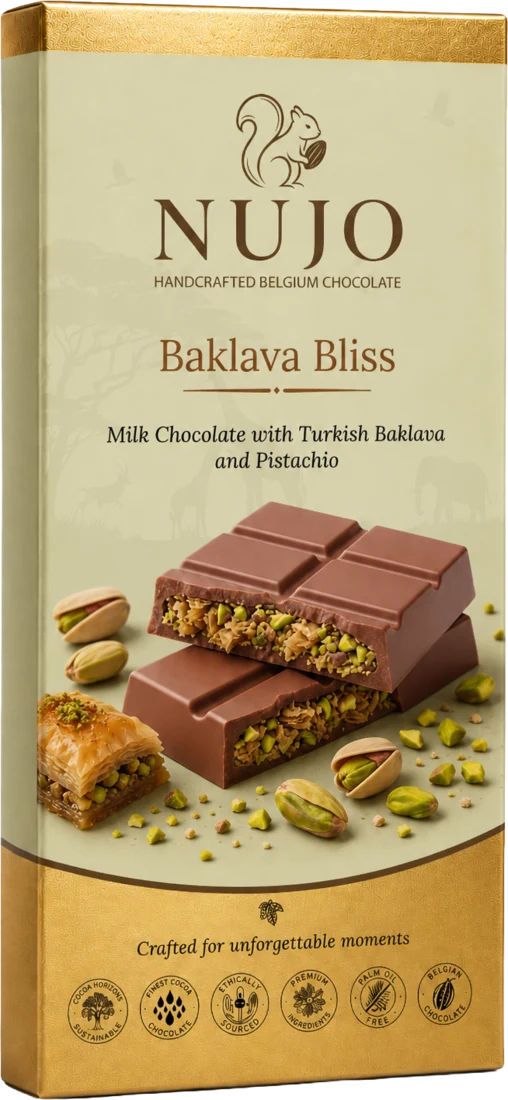 NUJO Baklava Bliss chocolate box 180g