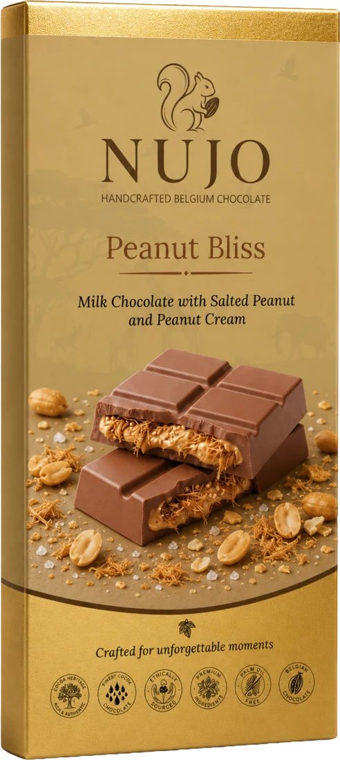 NUJO Peanut Bliss chocolate box 200g